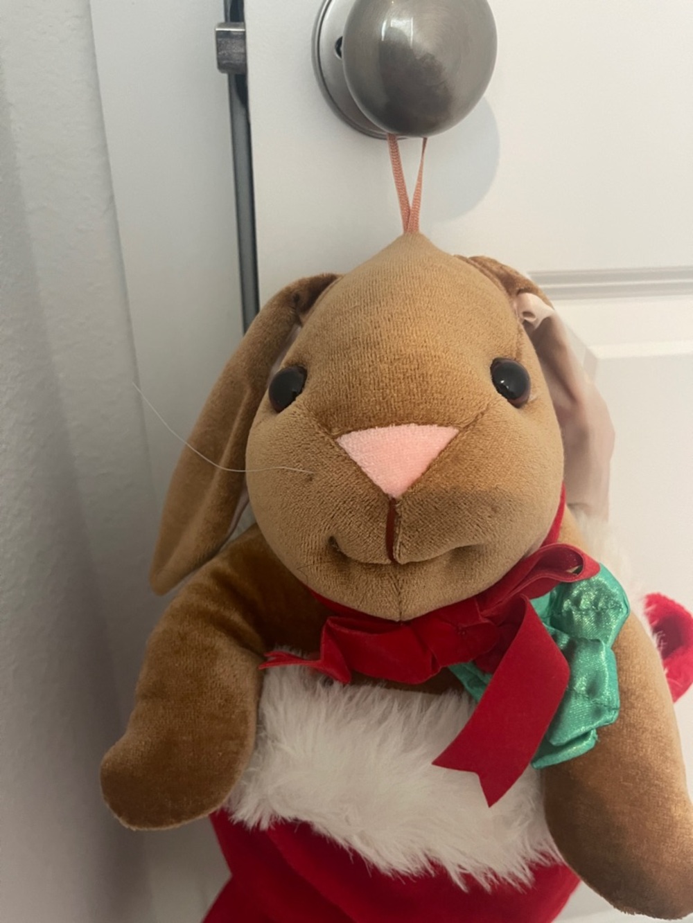 Vintage Christmas Velveteen Rabbit - Picture 7 of 17
